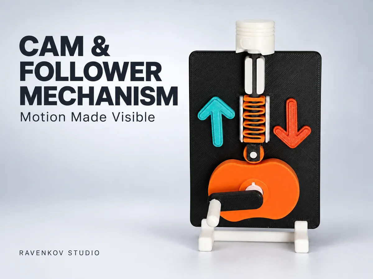 Cam & Follower Mechanism Working Educational Model