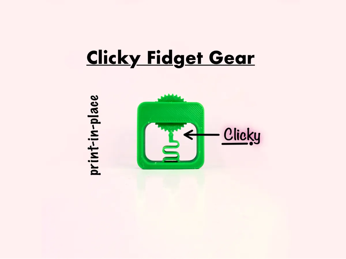 Fidget Clicky Gear