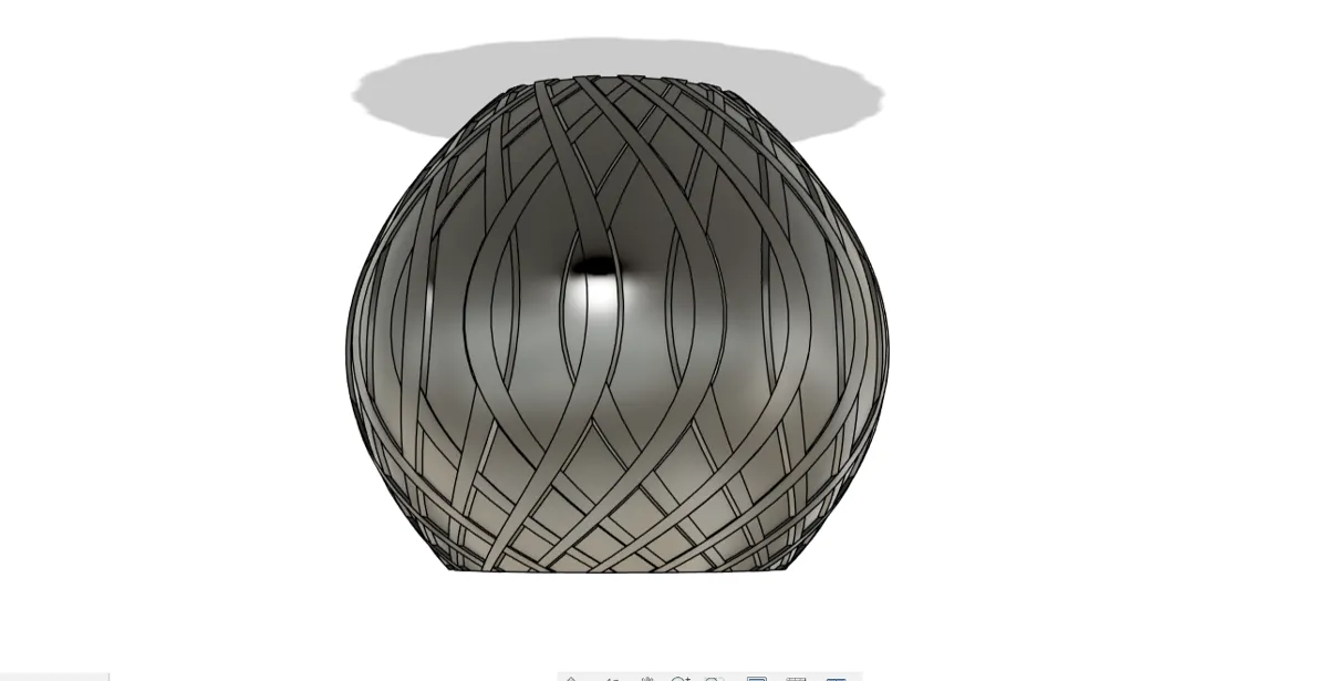 Pendant Lamp Shade Vase Mode Round, photo 4 of 4 - Pendant Lamp Shade Vase Mode Round Household