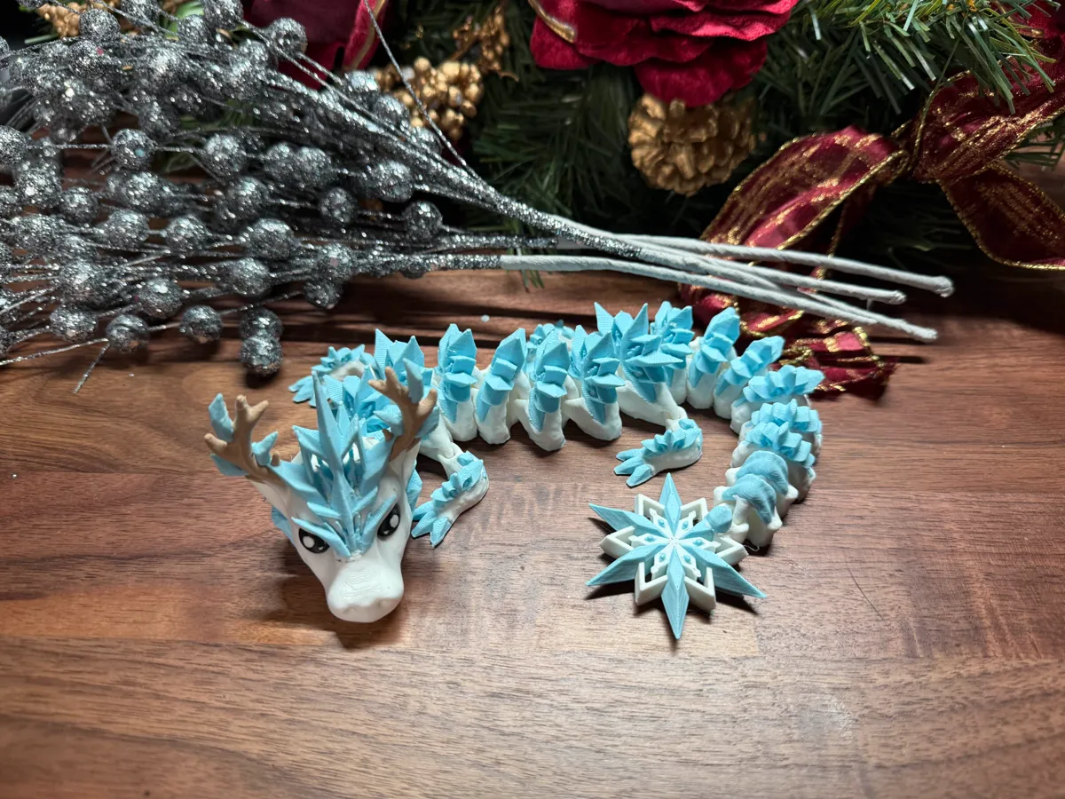 Articulated Snowflake Dragon - Sculptures, in stock in India