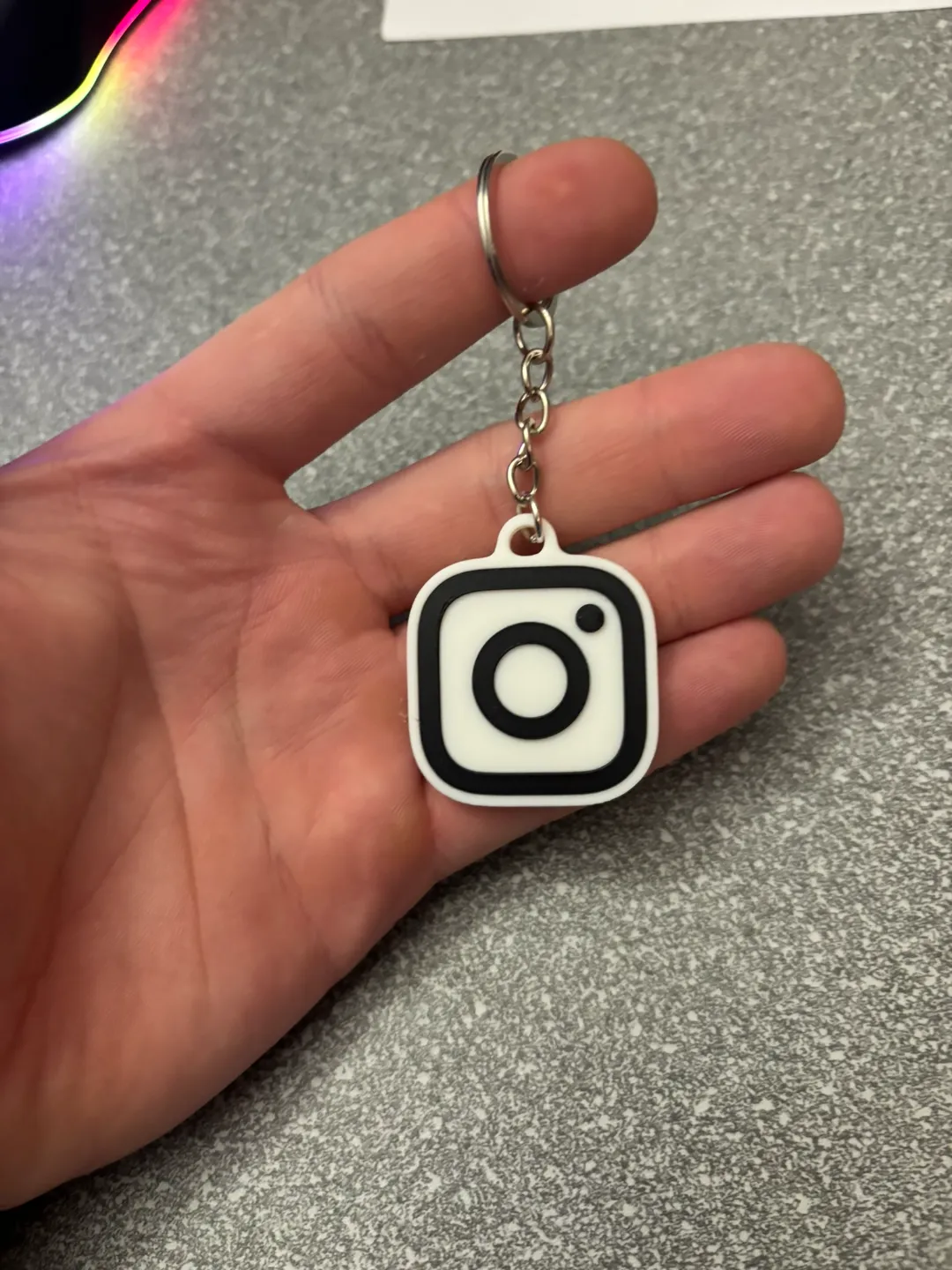 Instagram Keychain, photo 3 of 3 - Instagram Keychain Fashion