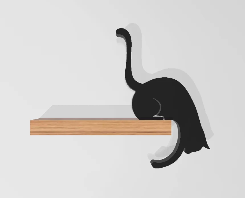 Shelf Cat Holder - Decor, in stock in India