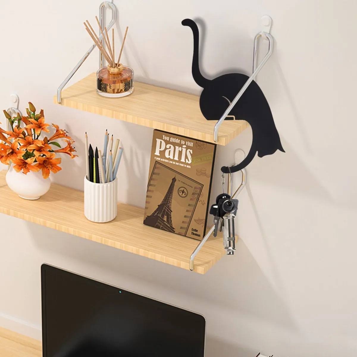Shelf Cat Holder, photo 2 of 3 - Shelf Cat Holder Household