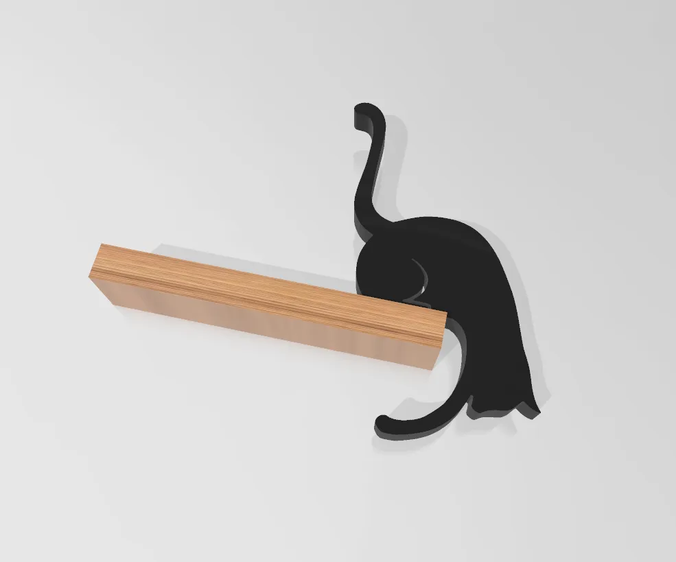 Shelf Cat Holder, photo 3 of 3 - Shelf Cat Holder Household