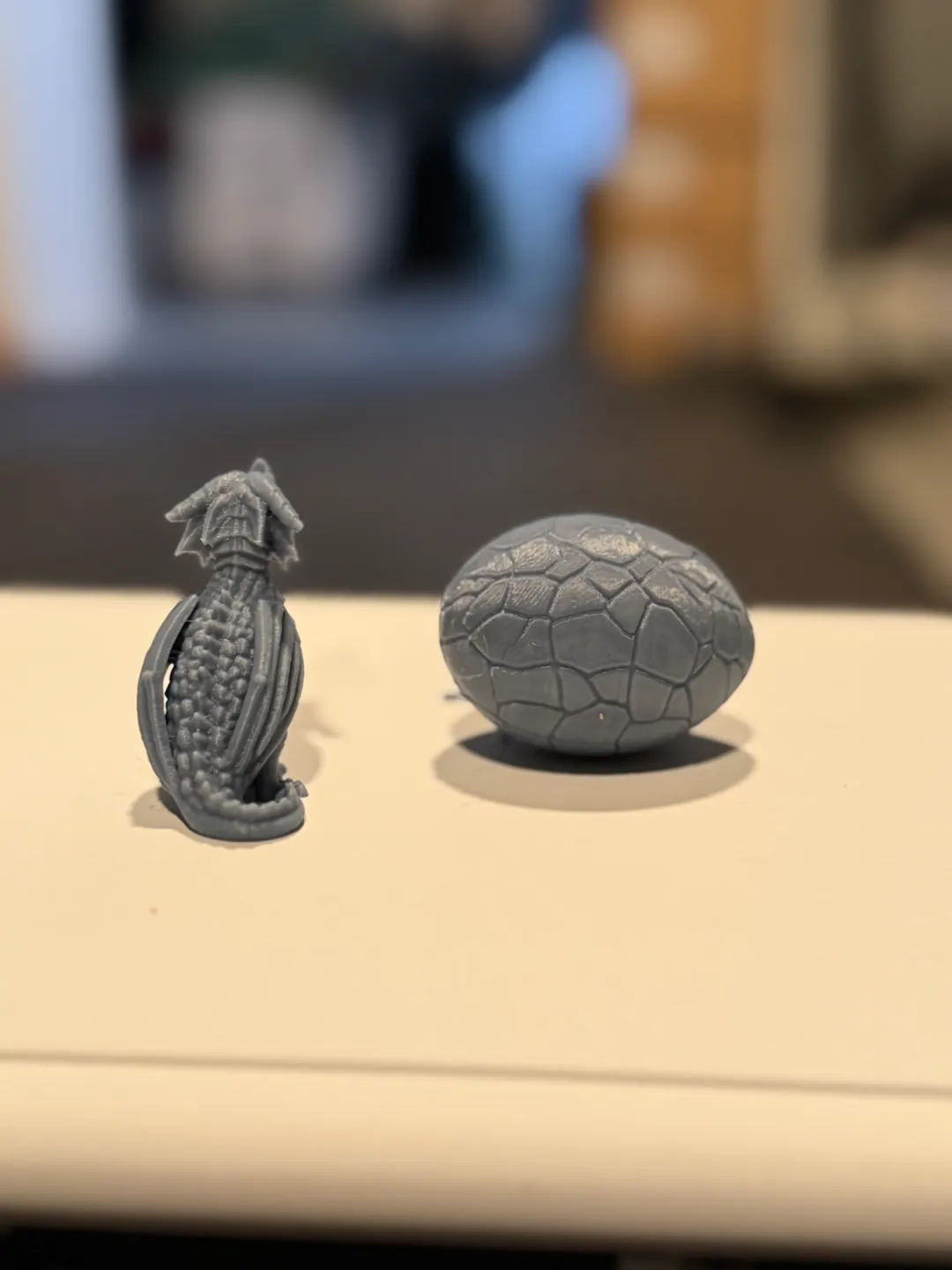 DnD Miniature Baby Dragon and Egg, photo 2 of 2 - DnD Miniature Baby Dragon and Egg Miniatures