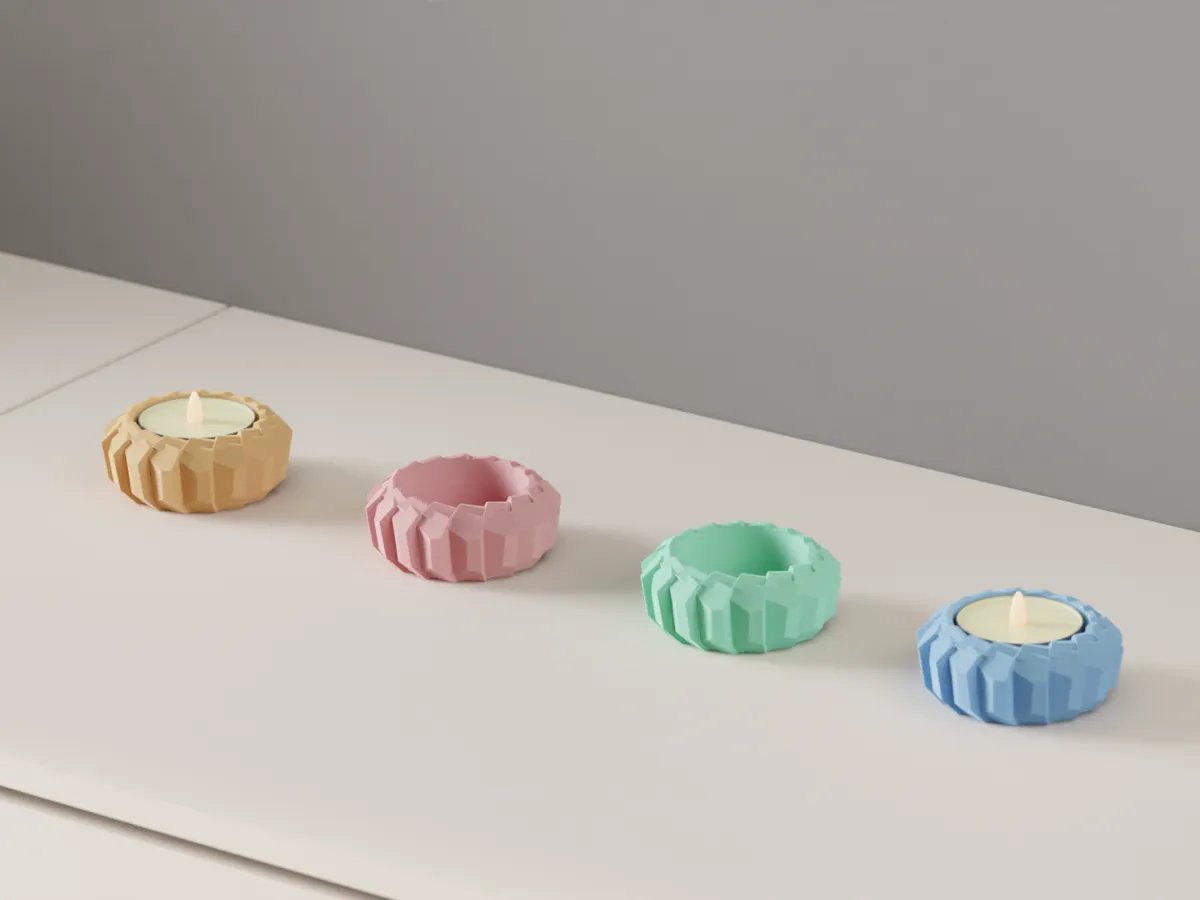 Modern LED Tealight Holder. LED Candle Stand - Tealight Holders, in stock