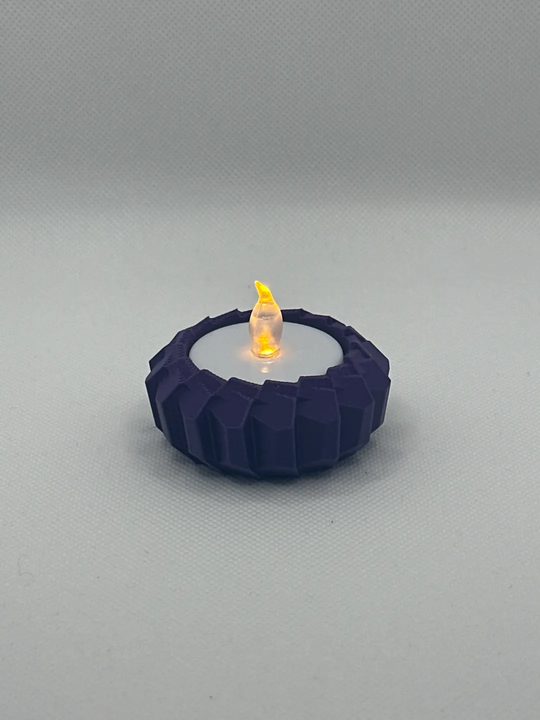Modern LED Tealight Holder. LED Candle Stand, photo 2 of 4 - Modern LED Tealight Holder. LED Candle Stand Home Decor Items