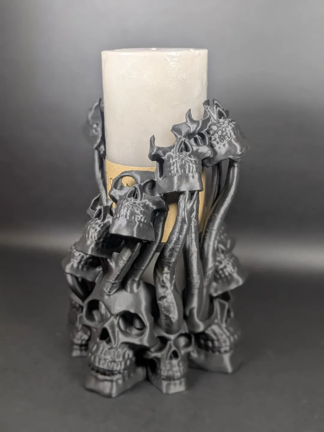 Eternal Skull Candle Holder, photo 3 of 4 - Eternal Skull Candle Holder Household