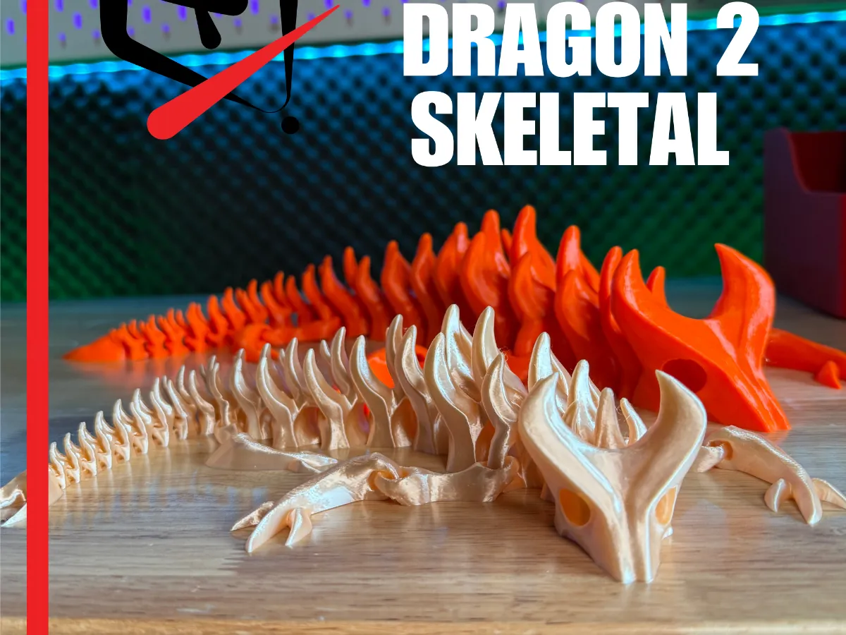 Articulated Dragon 2- Skeletal
