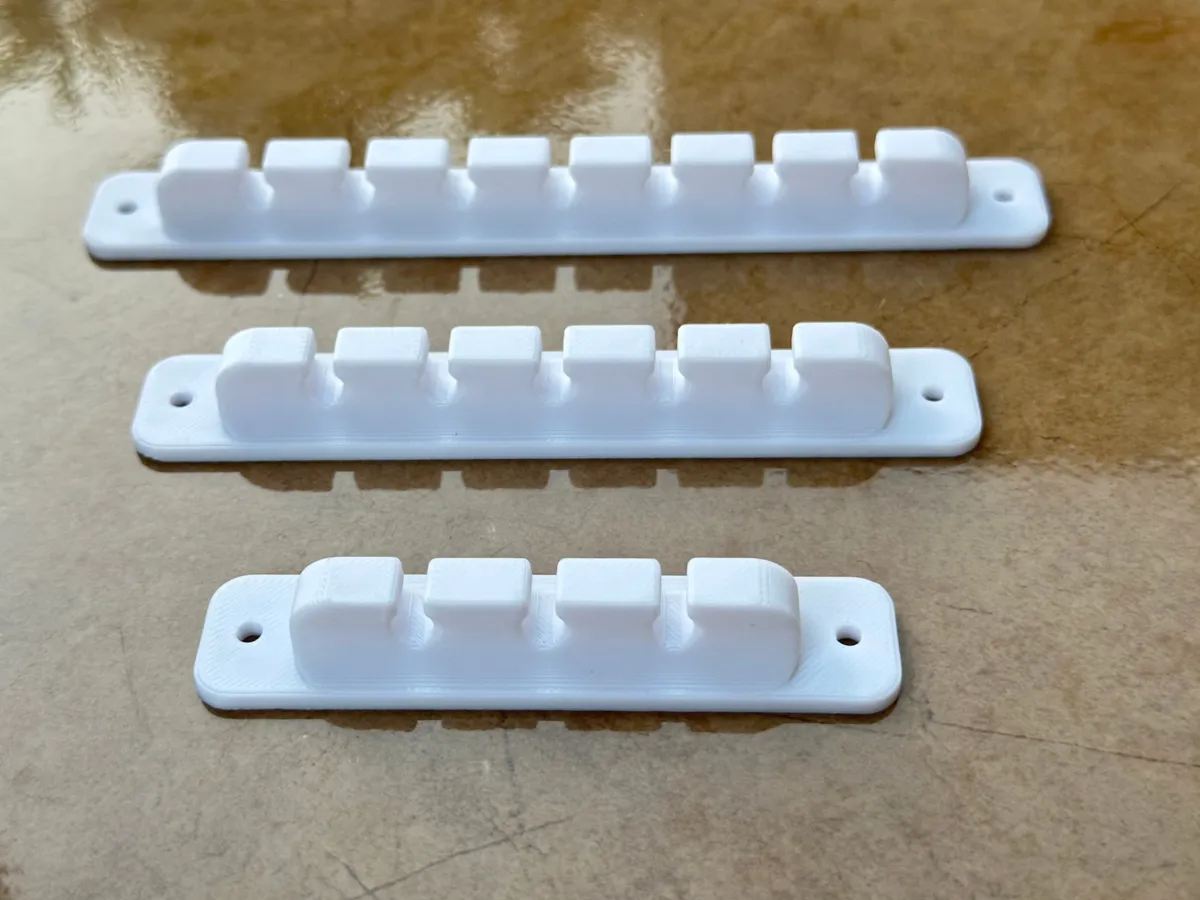 Desktop Cable Holder - Adhesive or Screw Mount, photo 3 of 3 - Desktop Cable Holder - Adhesive or Screw Mount Mobile & Device Accessories