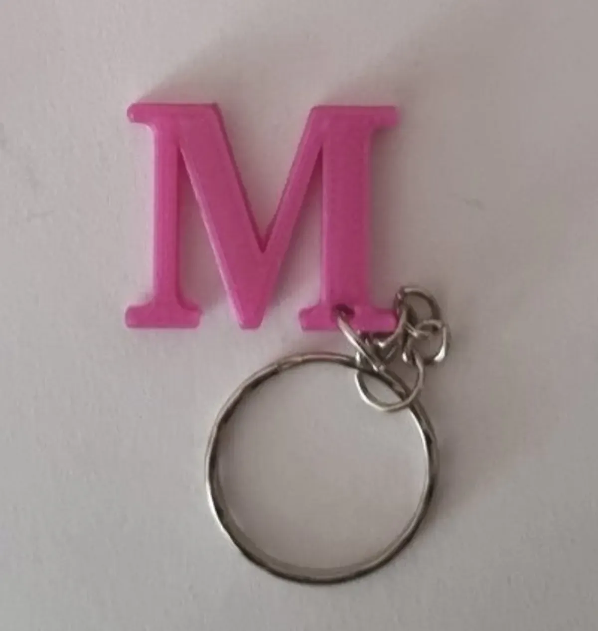 M letter keychain