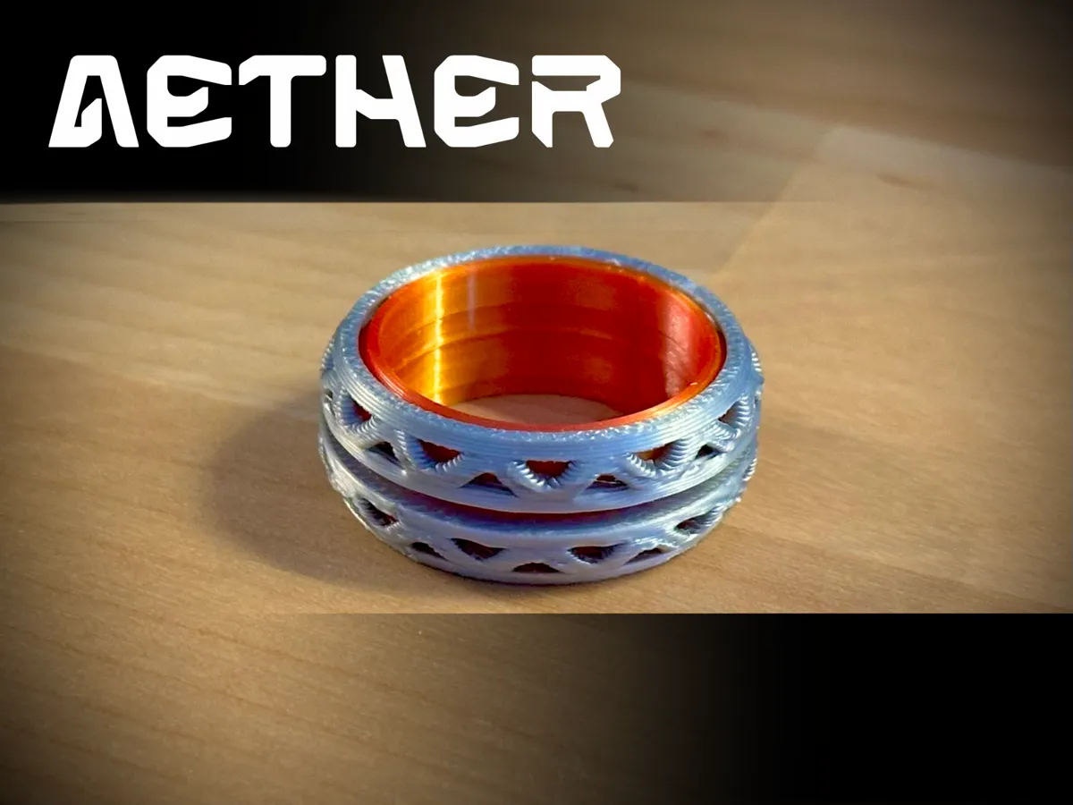 Dual Fidget Spinner Ring Collection, photo 3 of 4 - Dual Fidget Spinner Ring Collection Fashion