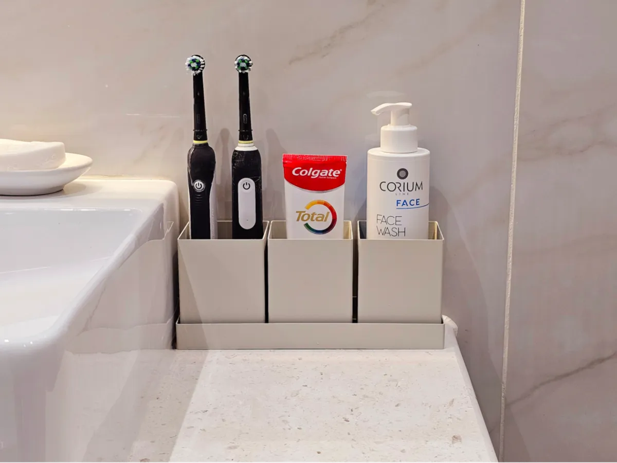 DripFlow Bathroom Organizer set of 3