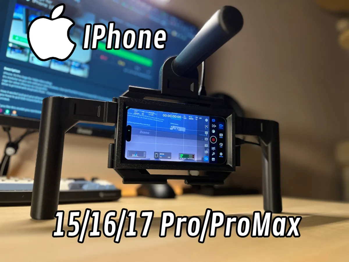 Camera Cage for iPhone 15-17 Pro and ProMax
