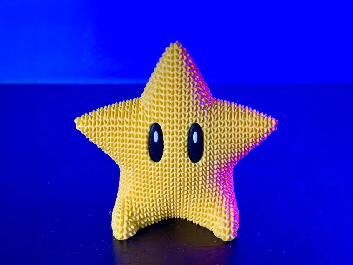 Cute Knitted Super Mario Super Star, photo 3 of 4 - Cute Knitted Super Mario Super Star Toys & Games
