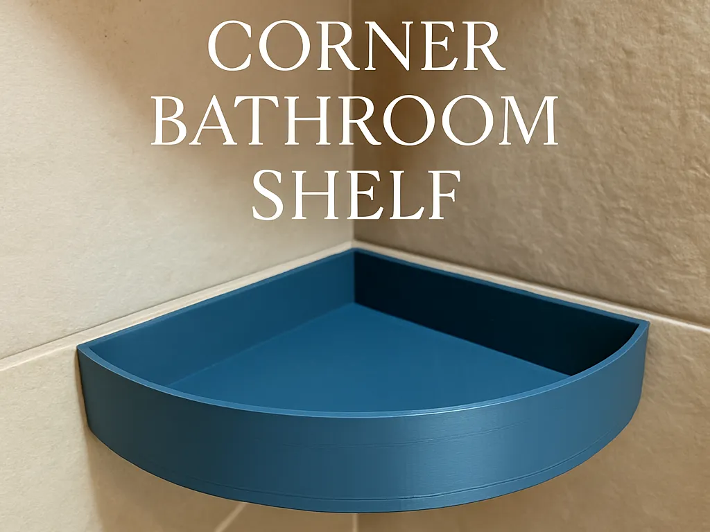 Corner Bathroom Shelf, Mensola angolare bagno