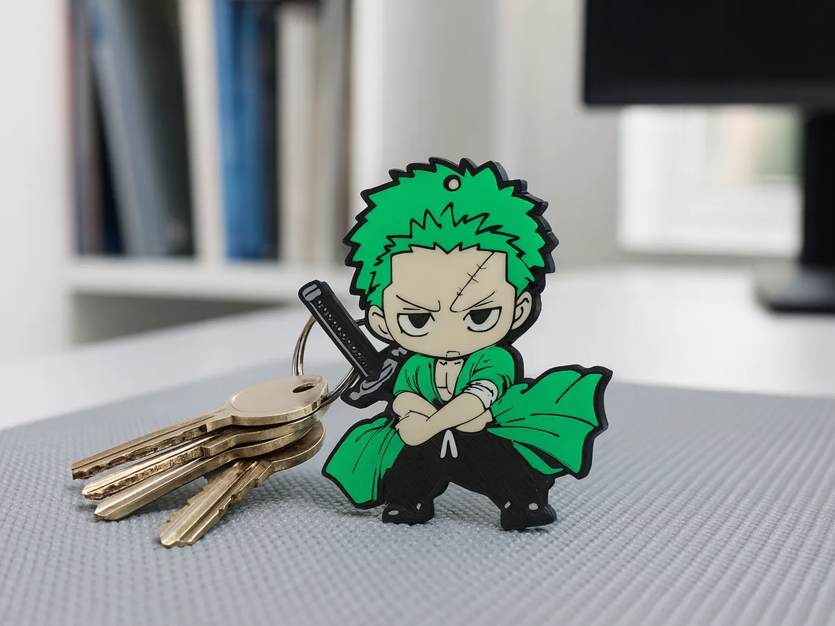 PORTACHIAVI ZORO, ONE PIECE