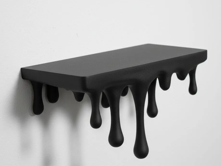 Melting Wall Shelf, Dripping Modern Shelf