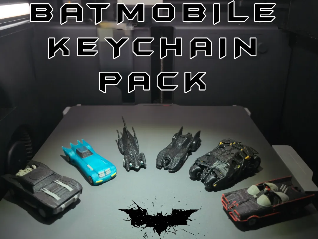 Batmobile Keychain Pack