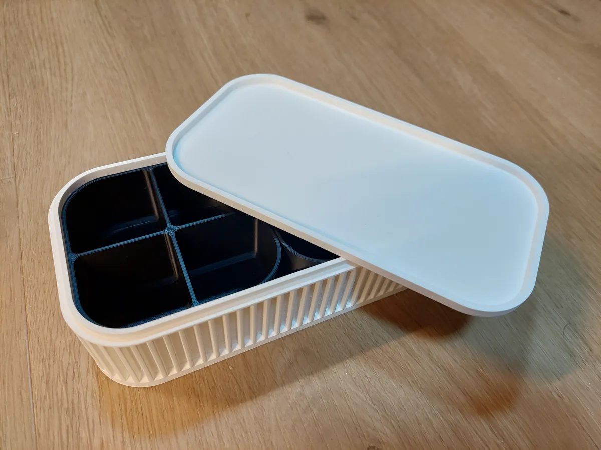 Modular Stackable Storage box M 160x80x40 with Lid, photo 3 of 4 - Modular Stackable Storage box M 160x80x40 with Lid Storage & Organisation