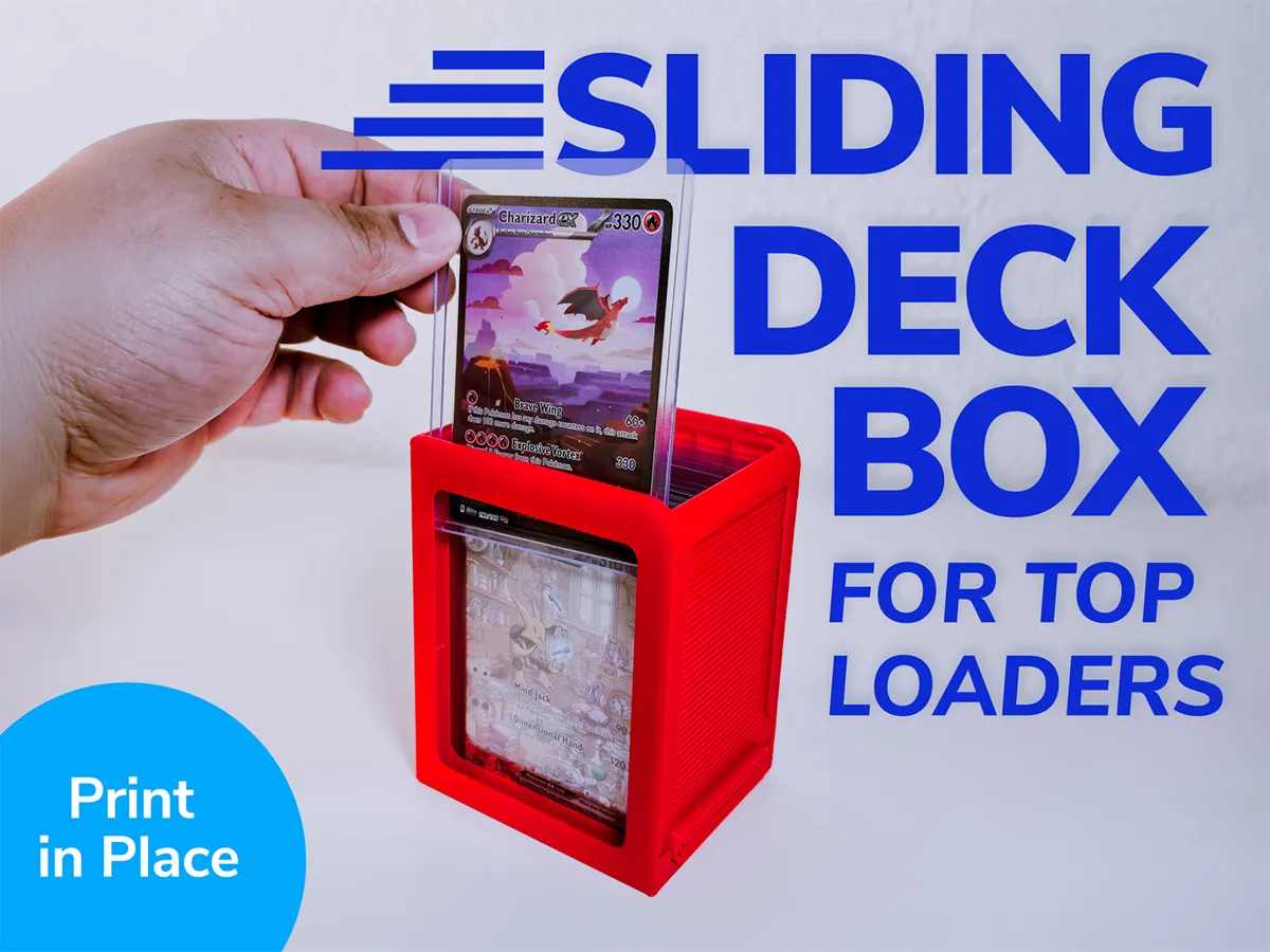 Sliding Deck Box (No Glue) Card Top Loaders - Yu-Gi-Oh & Other TCG Boxes, in stock in India
