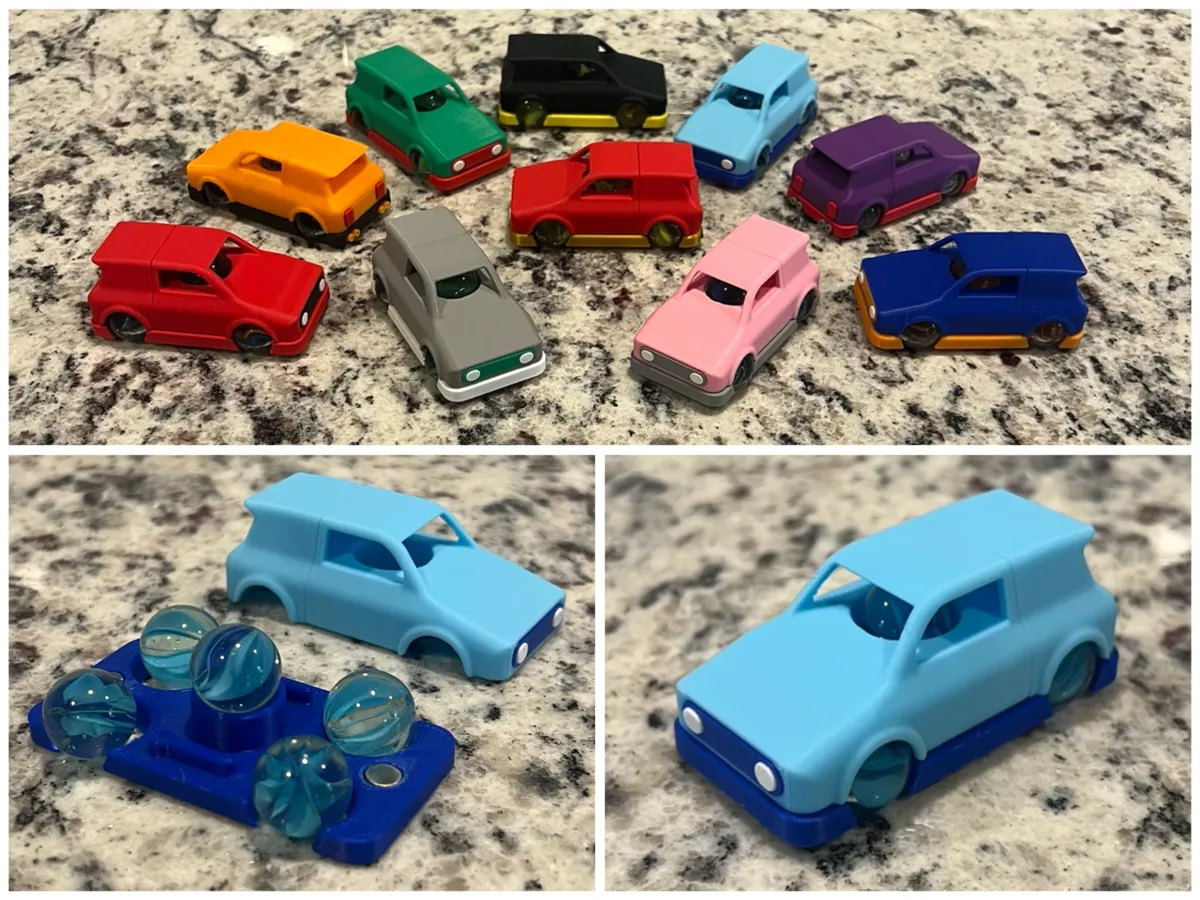 Marble Mini Drift Drifter Car - Spinning Rolling