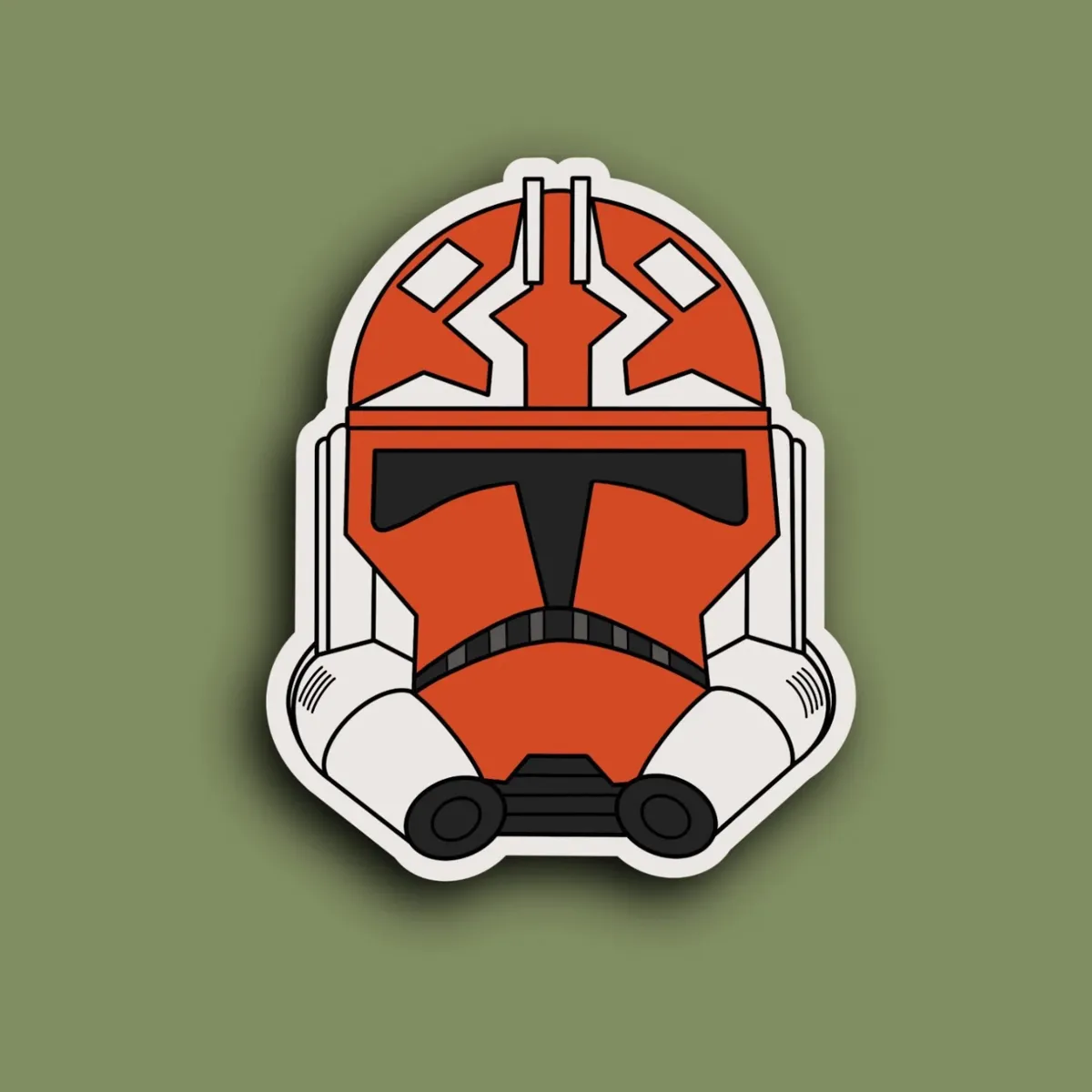 Ahsoka Starwars Clone Tropper Keychain