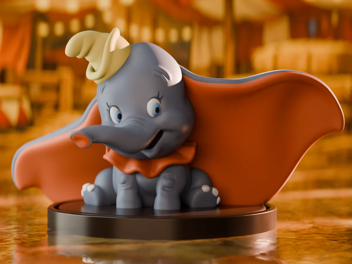 Dumbo Disney Figurine Flying Elephant Collectible