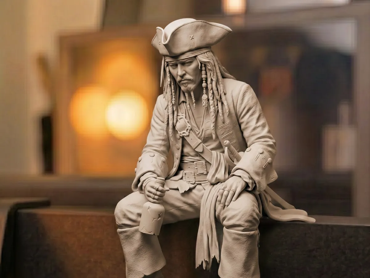 Captain Jack Sparrow Ledge Sitter