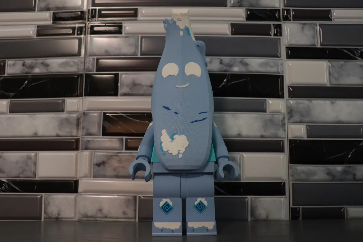 Fortnite Big Brick *Polar Peely* 500%, photo 3 of 4 - Fortnite Big Brick *Polar Peely* 500% Toys & Games