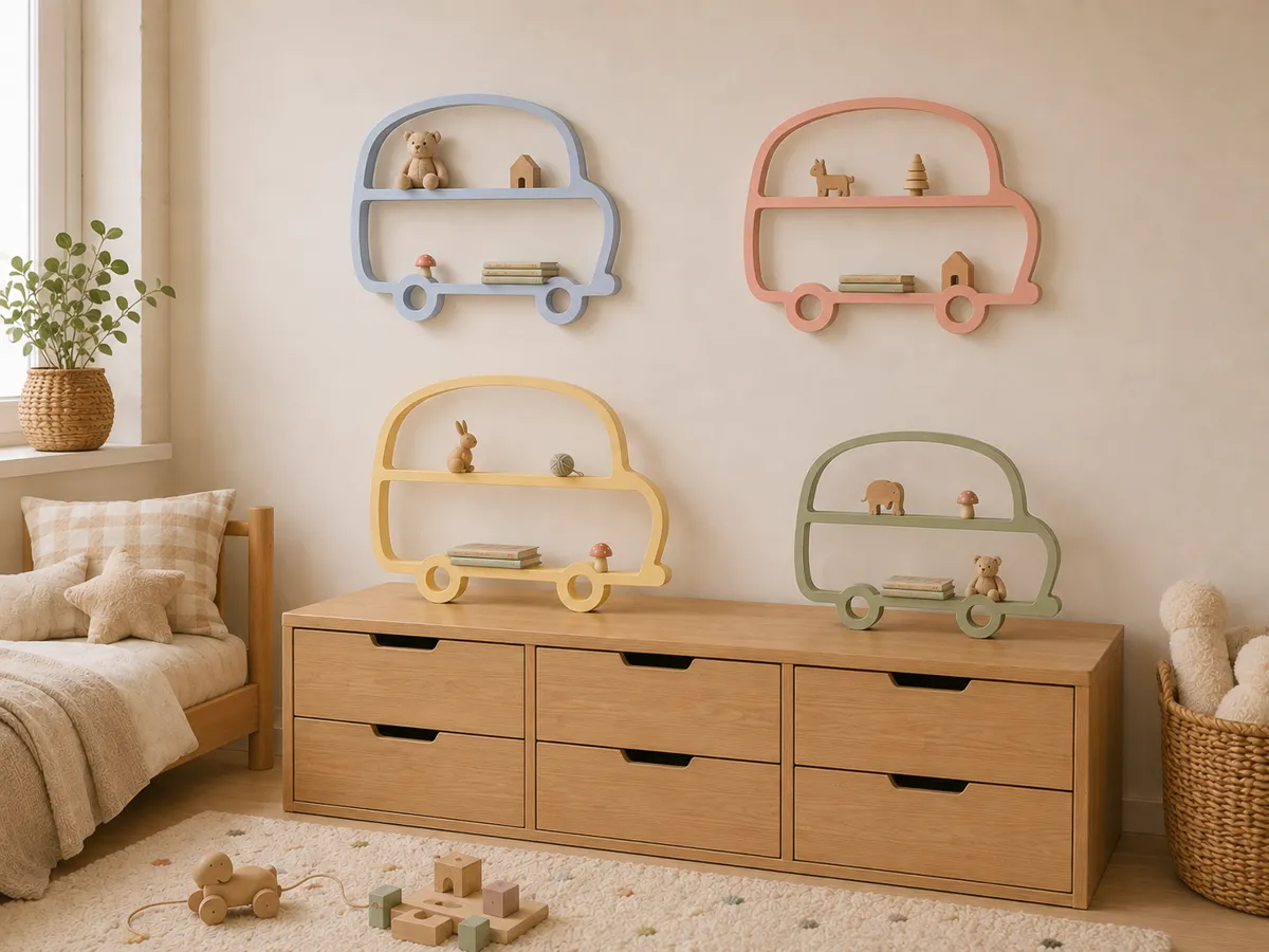Camper Van Display Shelf, Wall & Tabletop Decor, photo 4 of 4 - Camper Van Display Shelf, Wall & Tabletop Decor Household