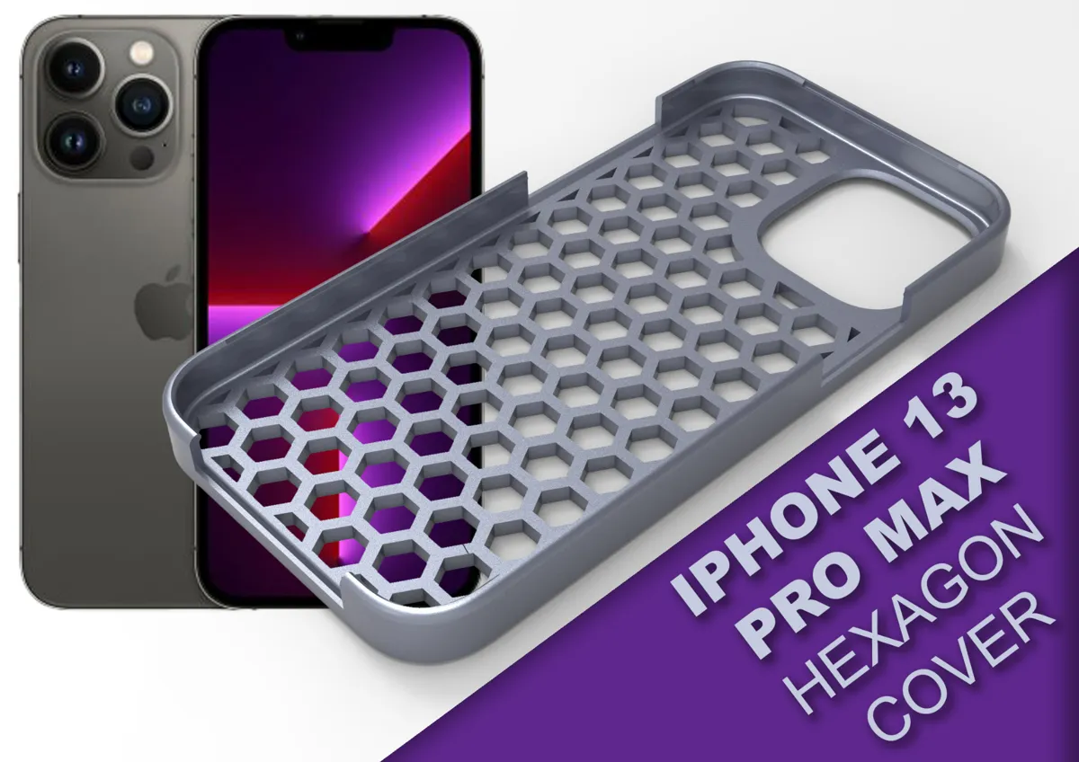 iPhone 13 Pro Max Hexagon Case - Gadgets, in stock in India