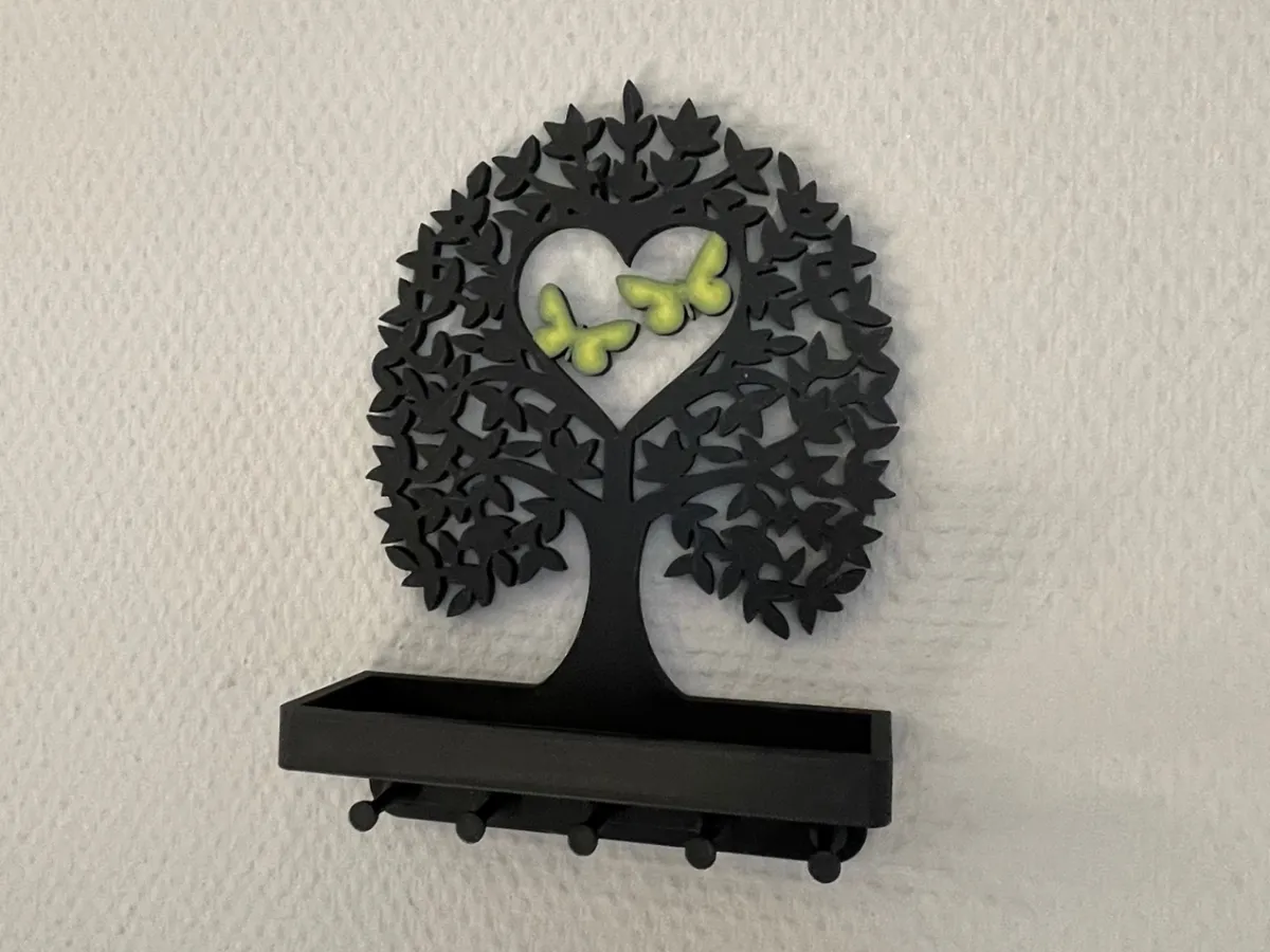 Necklace-Jewelery-Ring-Tree-Holder butterfly wall