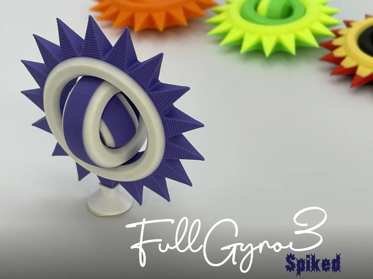 FullGyro3 Spiked Fidget Spinner - Hand Spinners, in stock in India