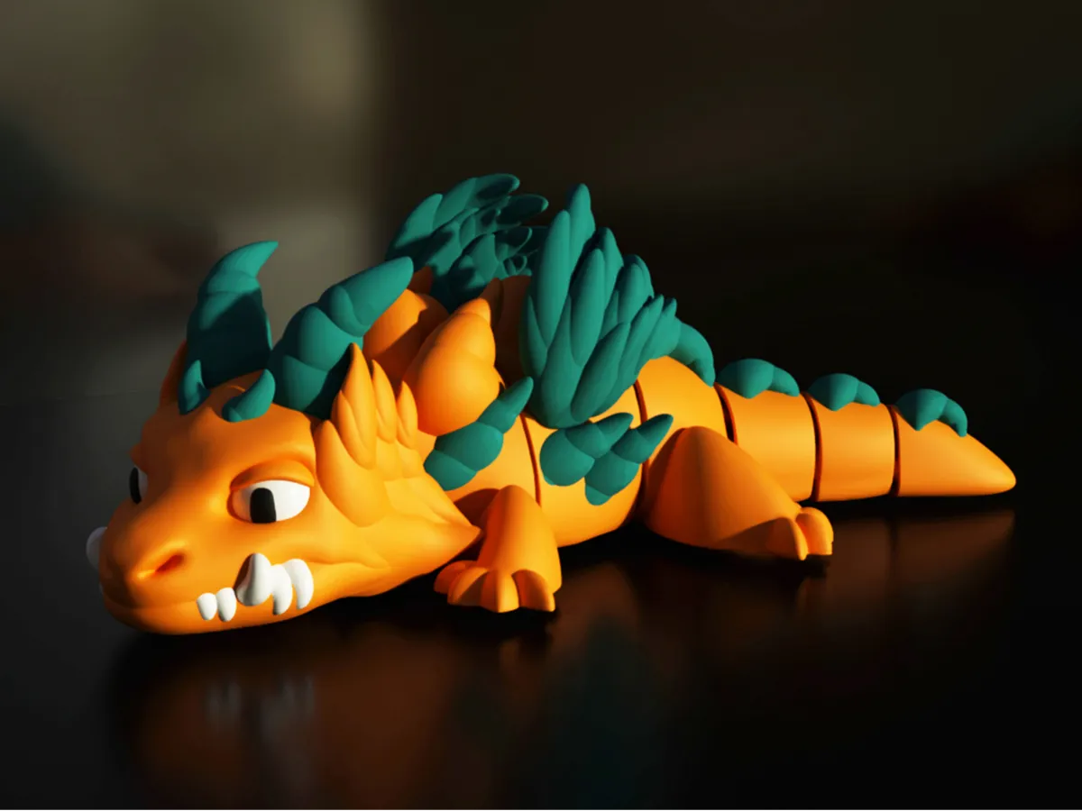 Articulated Dragon Sky Ember The Feathered Flame
