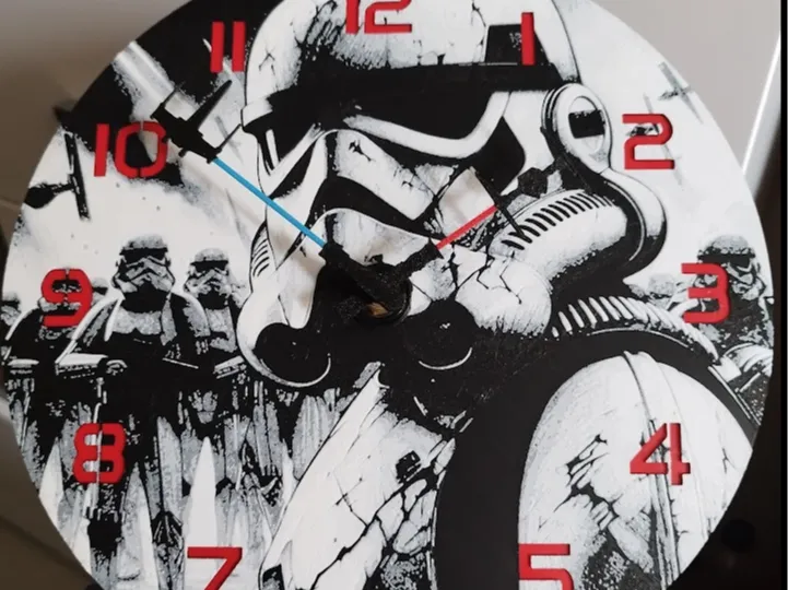 Wall Clock Stormtroopers Star Wars - 245mm size - Photo Art & Lithophanes, in stock in India