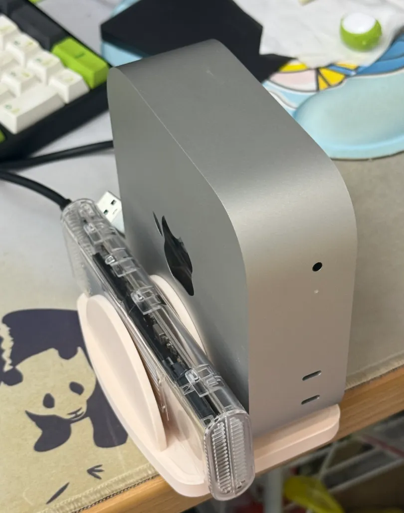 Macmini m4 vertical holder with Hard disk slot - Holders & Caddies, in stock in India