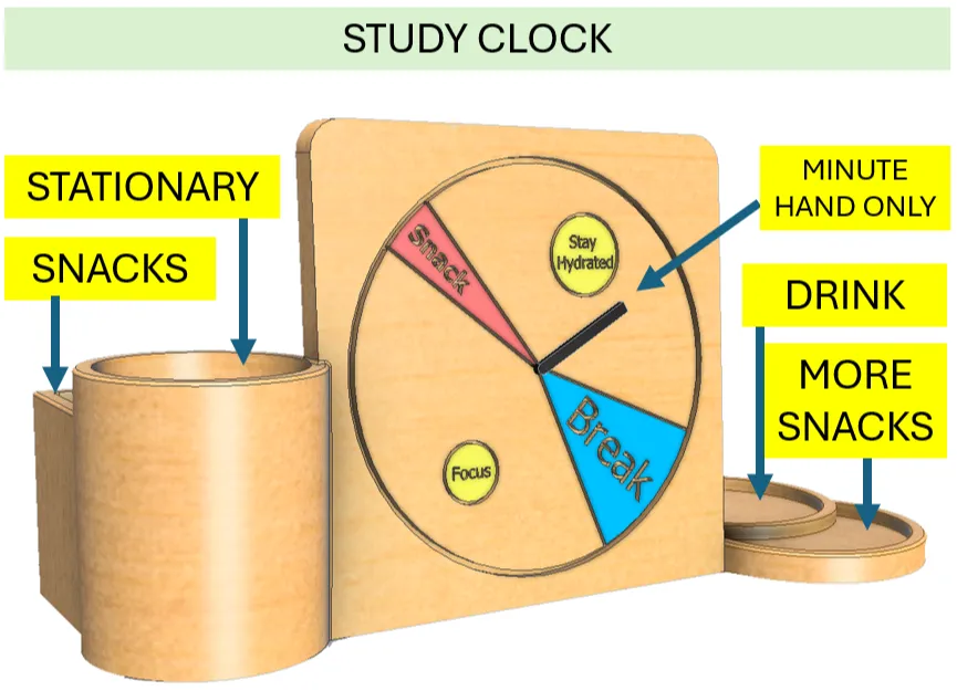 Study Clock - Home Accents, in stock in India