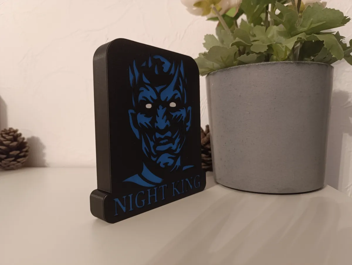 Game Of Thrones Night King LED Lightbox, photo 3 of 4 - Game Of Thrones Night King LED Lightbox Household