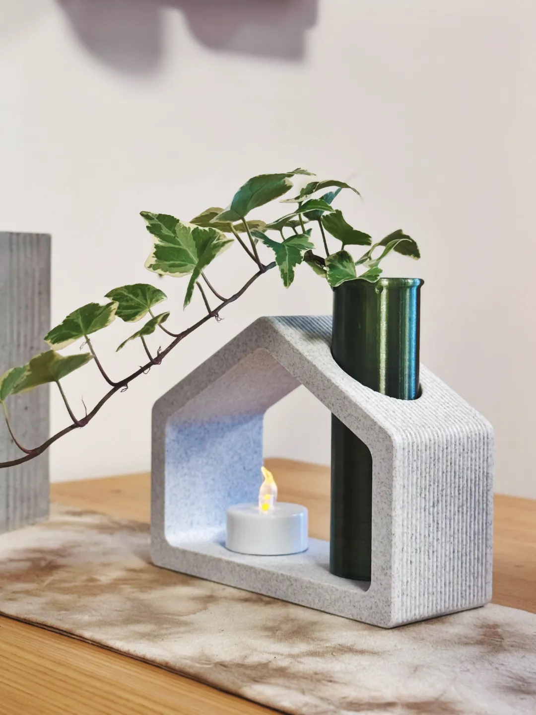 Hydroponic plant stand with candle holder, photo 3 of 4 - Hydroponic plant stand with candle holder Garden & Outdoor