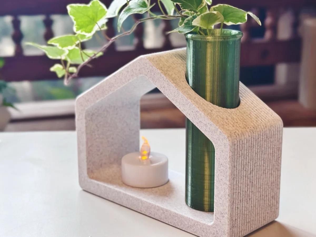 Hydroponic plant stand with candle holder, photo 4 of 4 - Hydroponic plant stand with candle holder Garden & Outdoor