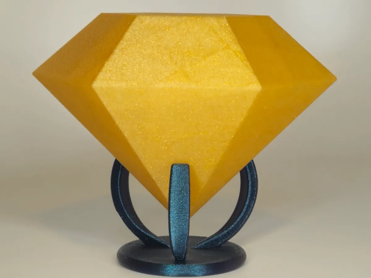 Chaos Emerald with Stand