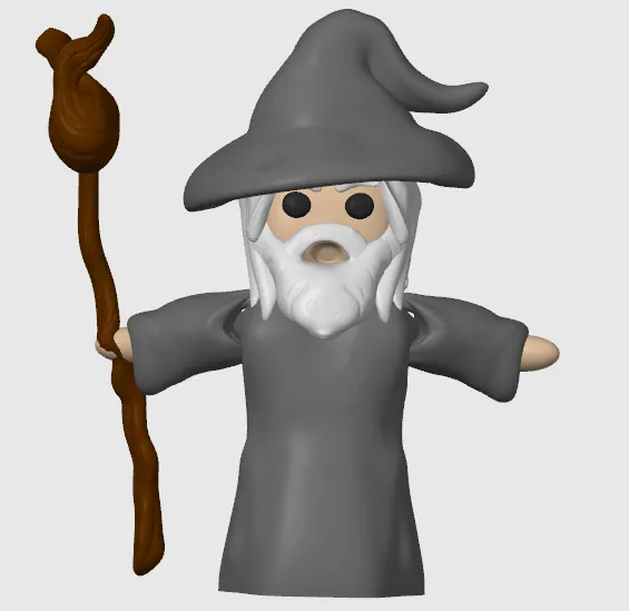 Gandalf with Articulated Arms - Sculptures, in stock in India