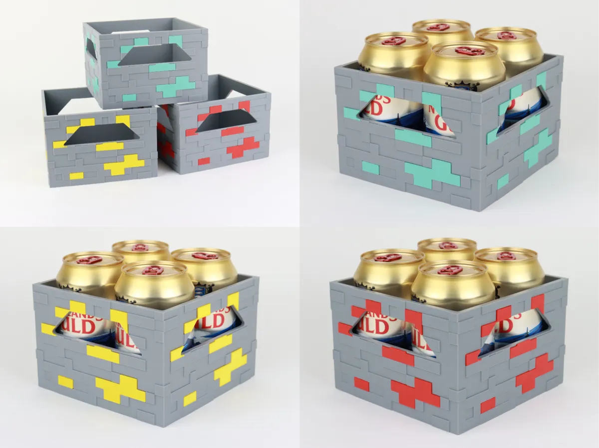 Minecraft Diamond, Gold and Redstone Beer Crate - Other Toys & Games, in stock in India
