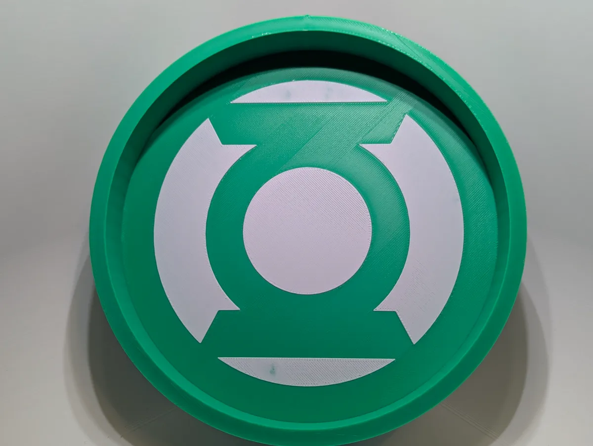 Green Lantern Dice Tray, DC, D&D, catch all bowl, photo 2 of 2 - Green Lantern Dice Tray, DC, D&D, catch all bowl Toys & Games