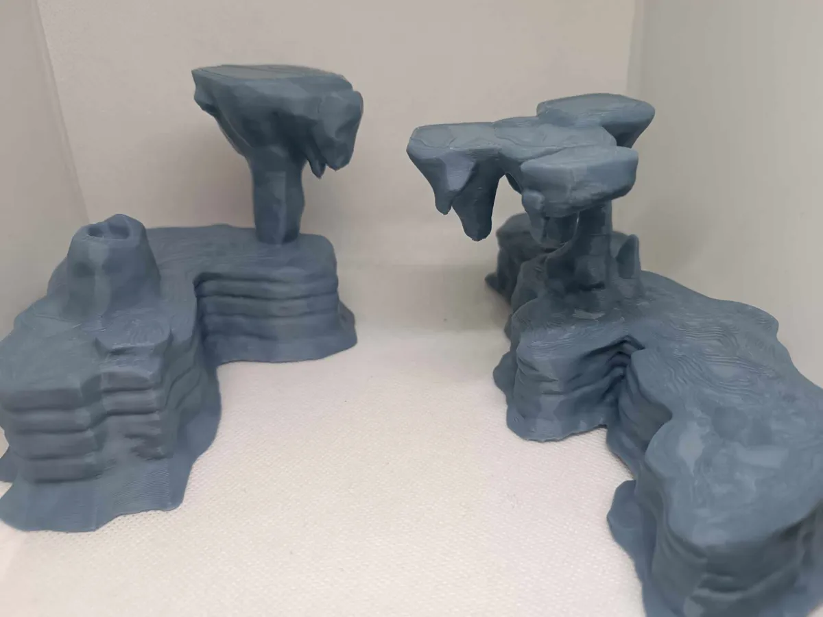 Miniature Cave Terrain Set - DnD Dungeon RPG