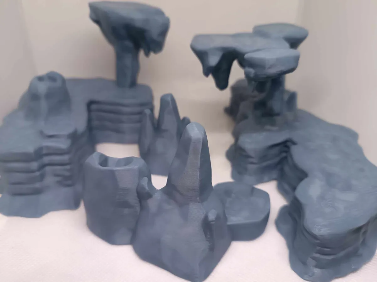 Miniature Cave Terrain Set - DnD Dungeon RPG, photo 3 of 4 - Miniature Cave Terrain Set - DnD Dungeon RPG Board Games & Tabletop