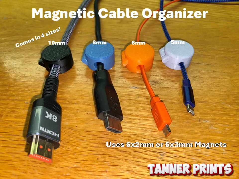 Magnetic Cable Organizer