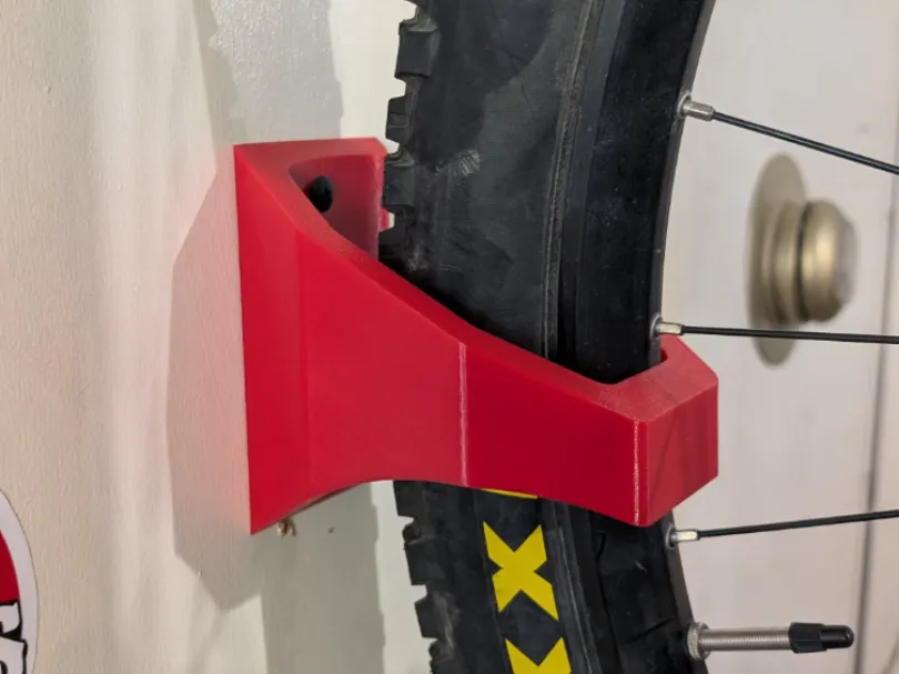 Vertical Wall Mount Bike Rack, Minimalist Strong