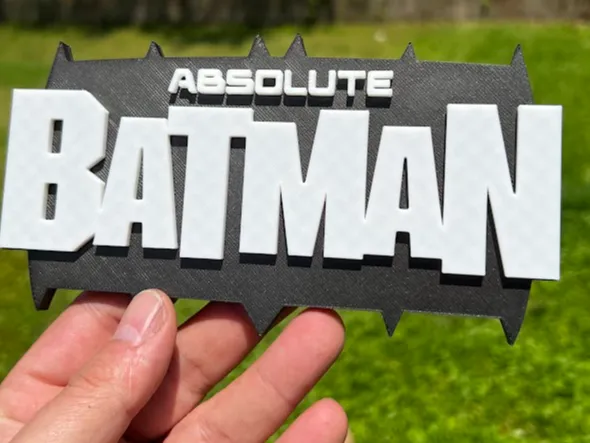 Absolute Batman Logo - Bar Magnet - 4 - 6 inch